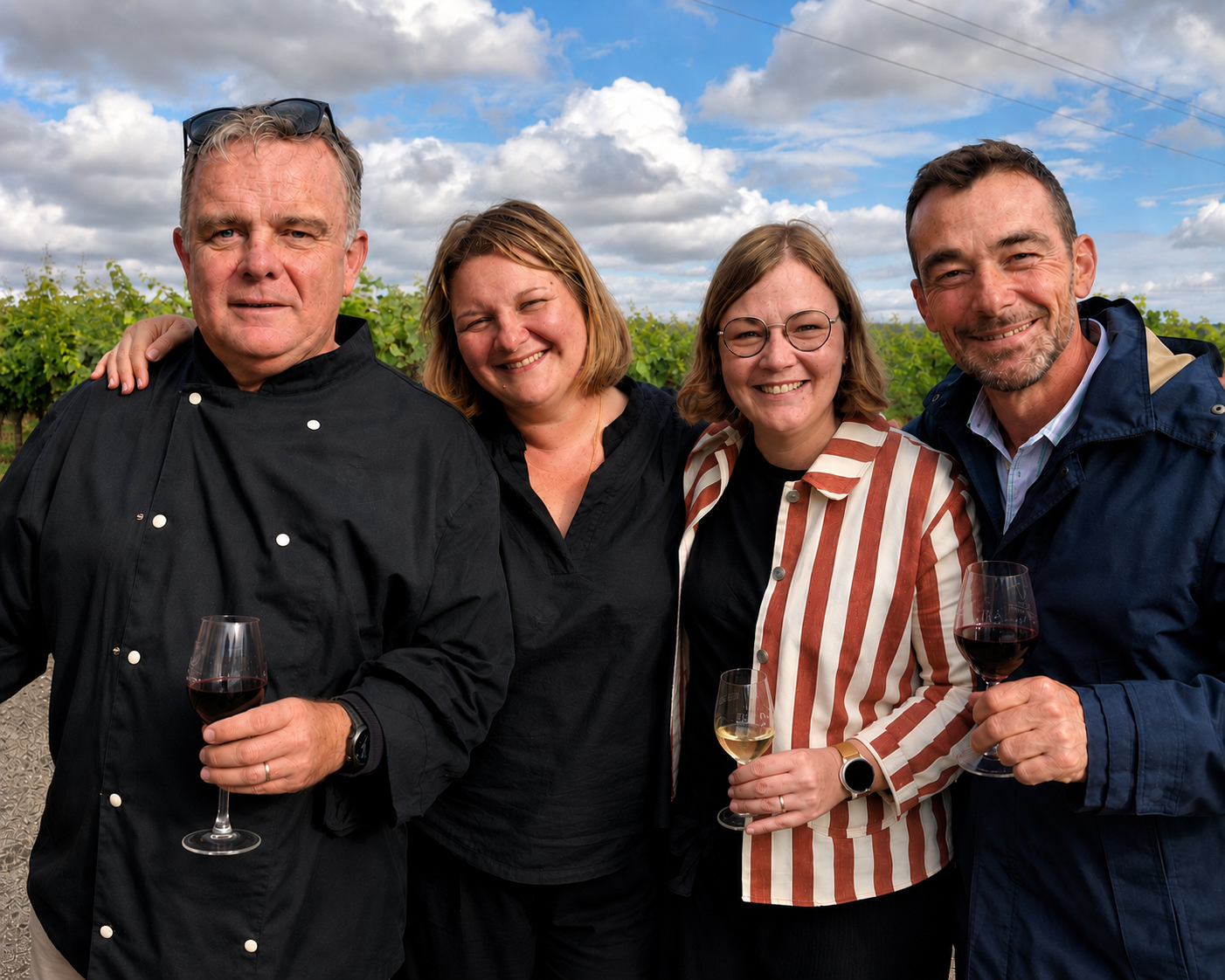 L'équipe Maison Scordia dans les vignes, 2026